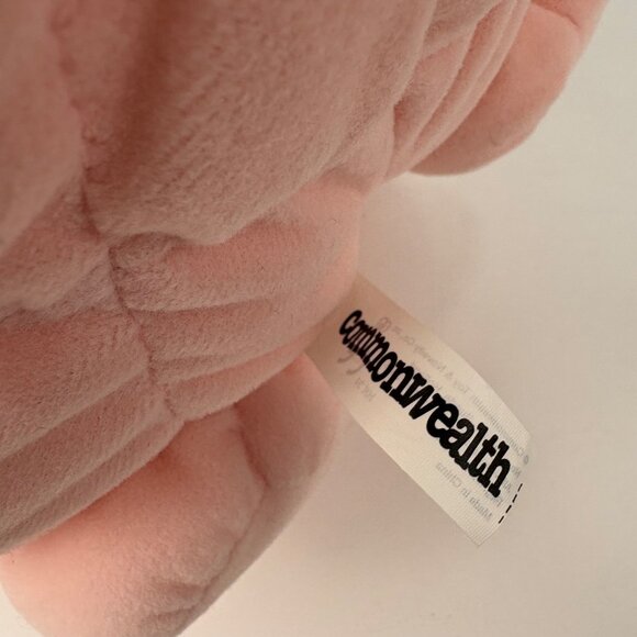 Vintage Commonwealth Quilted Cubby Hug-A-Plush 14” Pig Stuffed Animal Soft - Picture 5 of 9